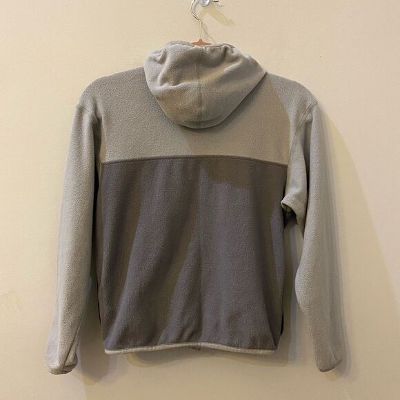 Patagonia Gray Micro D Snap-T Fleece Full Zip Jacket Kids Size L 12 - Picture 4 of 8